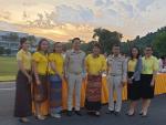 พิธีทำบุญตักบาตร เนื่องในโอกาสวันคล้ายวันเฉลิมพระชนมพรรษา พร